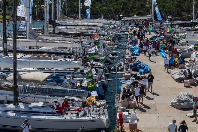 Dockside preparations a the 2012 Rolex Swan Cup ©  Nautor's Swan - Alberto Cocchi